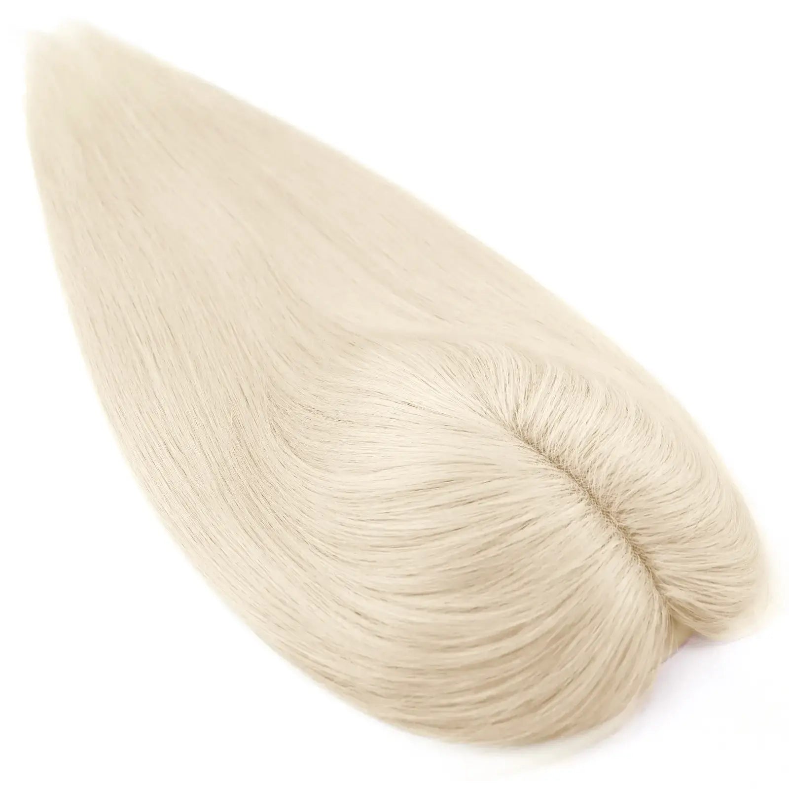 human_hairpieces_platinum_blonde_mono_base_hair_topper