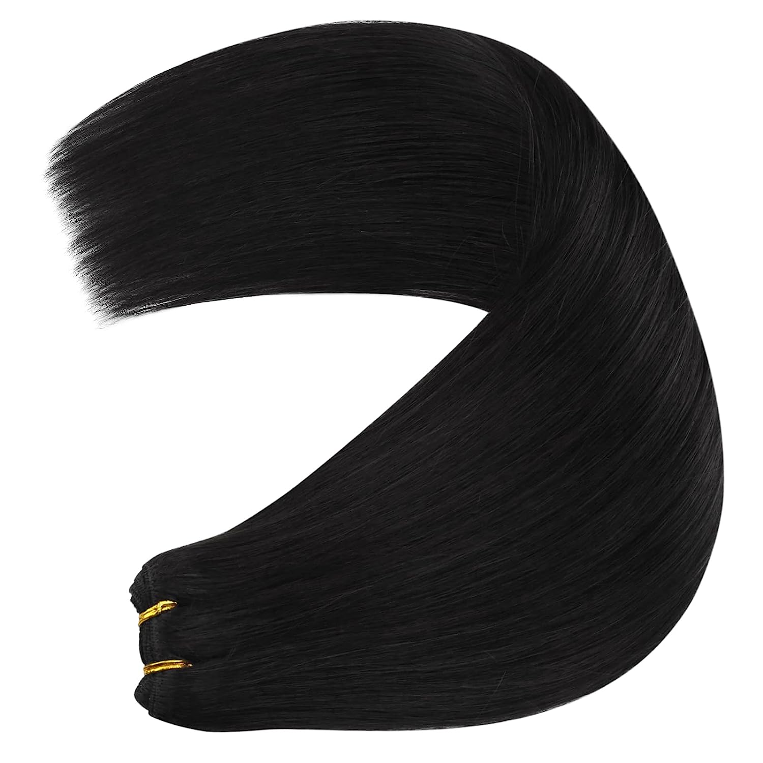 Remy hair machine weft