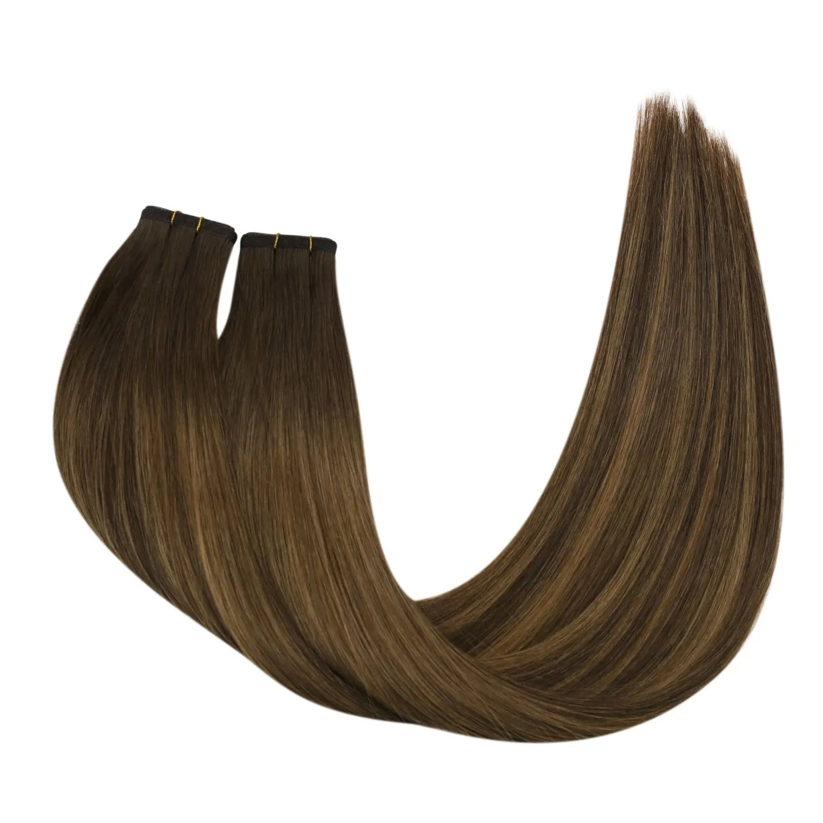 professional virgin silk weft hair extensions