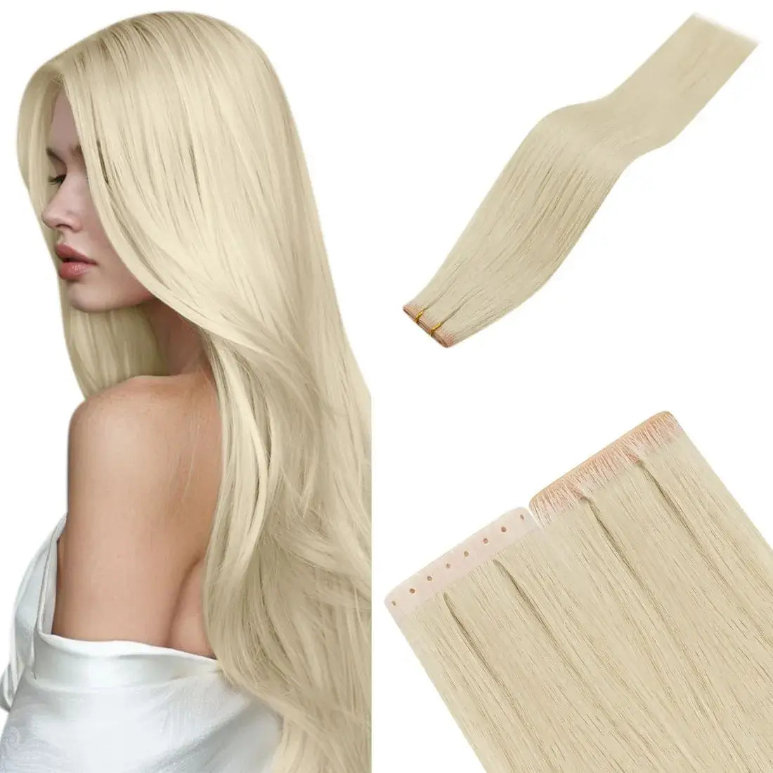 virgin invisible human hair weft