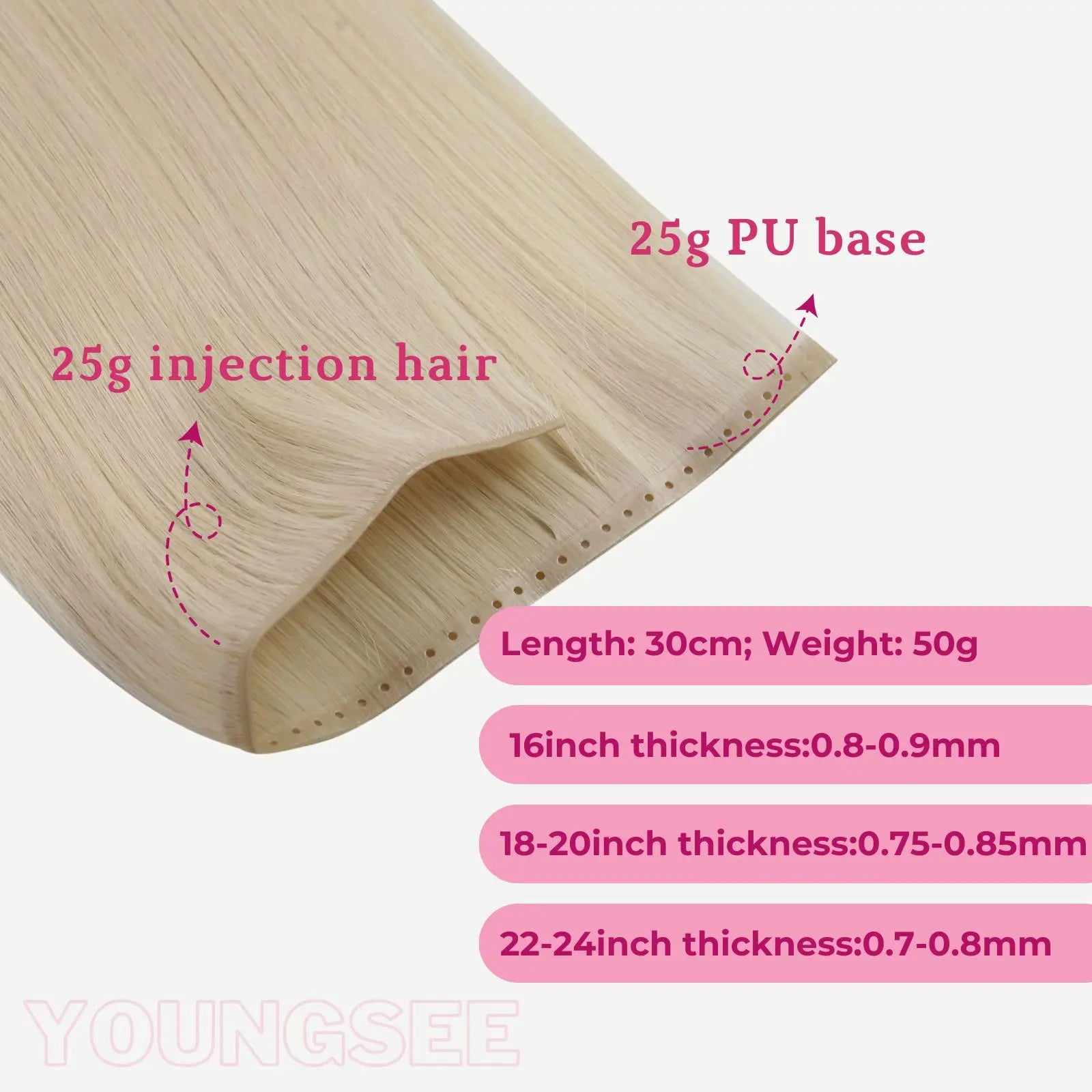 invisible butterfly weft hair extensions