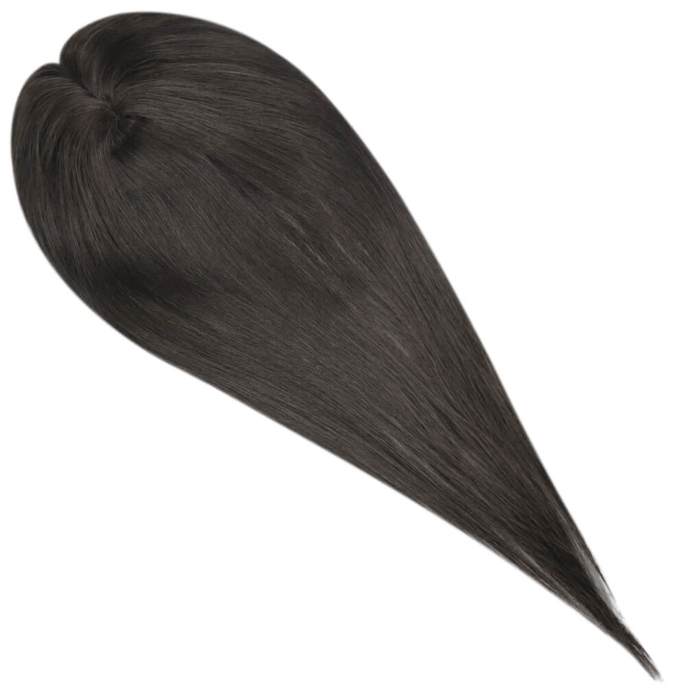 Topper Hair Pieces 100% Human Hair Off Black #1b-3*5 inch |Youngsee