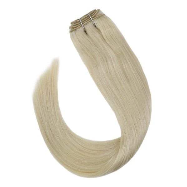 Remy Hair Weft Extensions Human Hair Bundles Blonde #60 |Youngsee