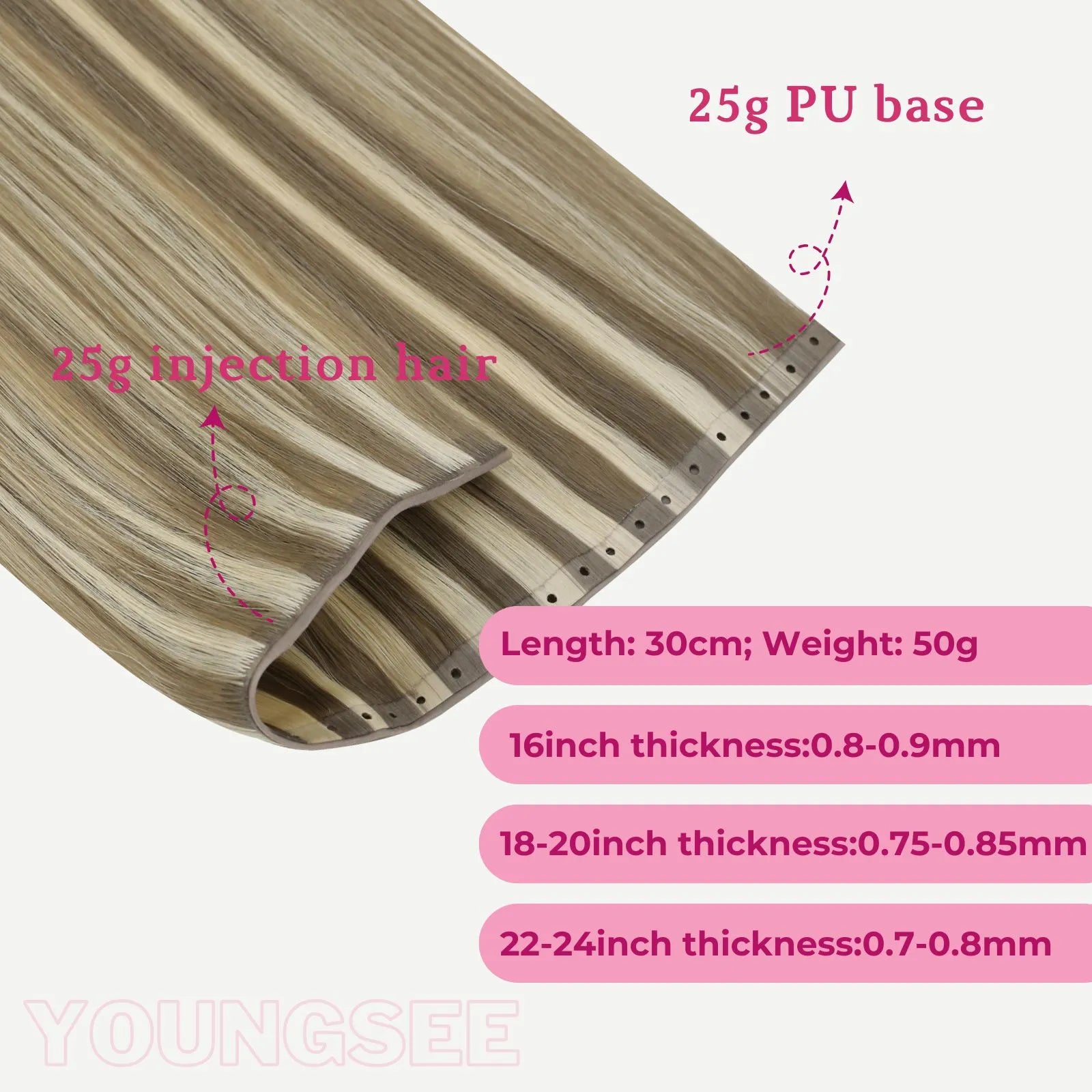 seamless butterfly hair extensions blonde hair