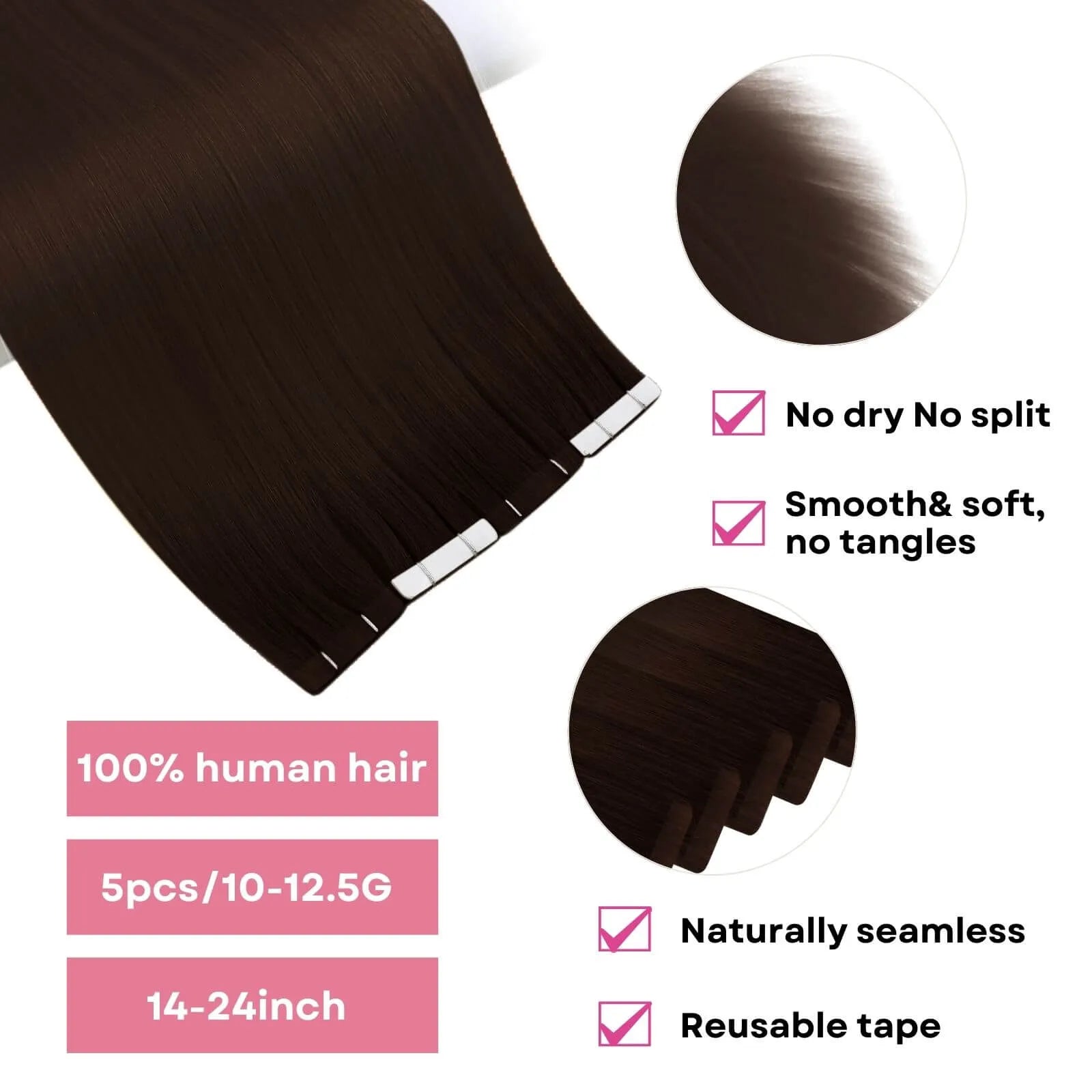 best seamless tape in ahir extenisons real human hair