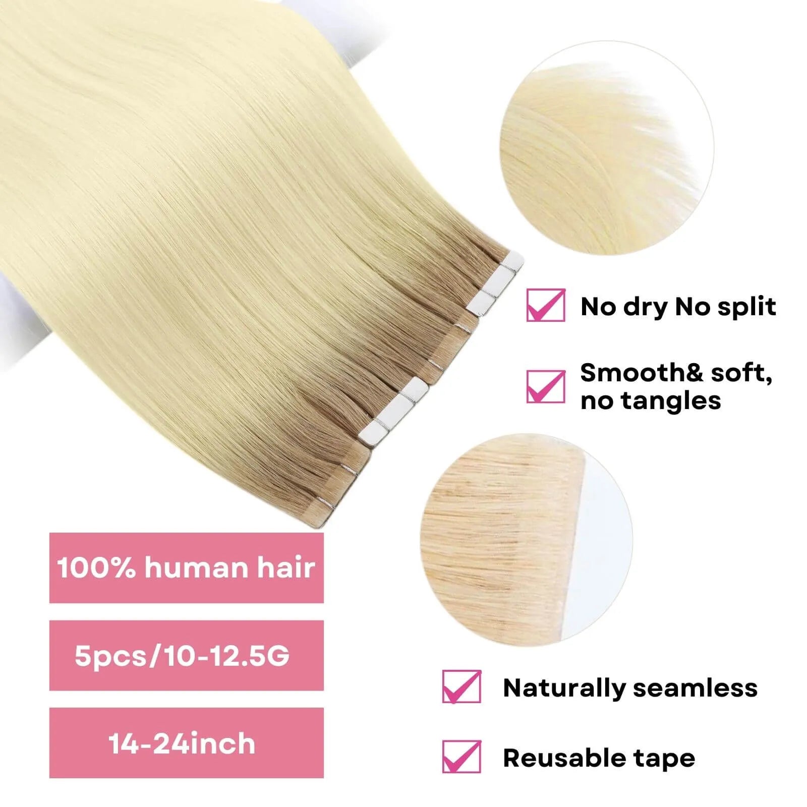 best seamless tape in hair extensions virgin human hair