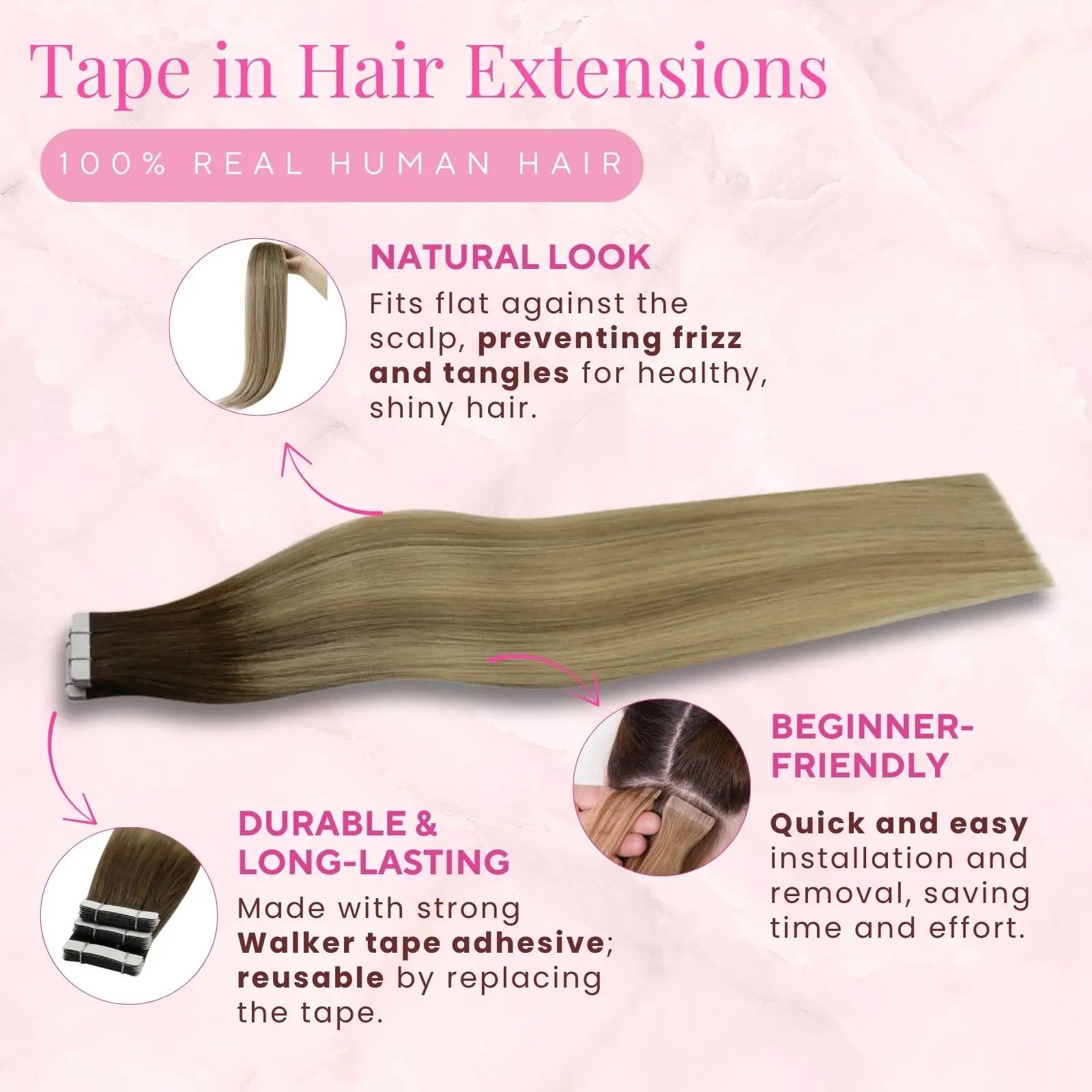tape in hair extensions virgin human hair