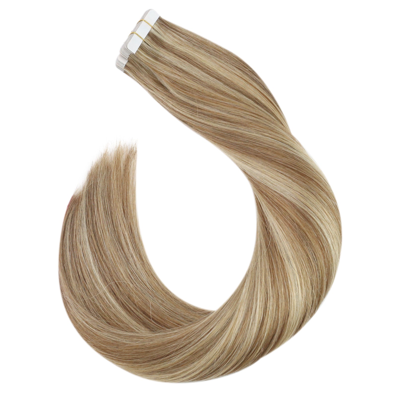 highlighted blonde remy tape ins