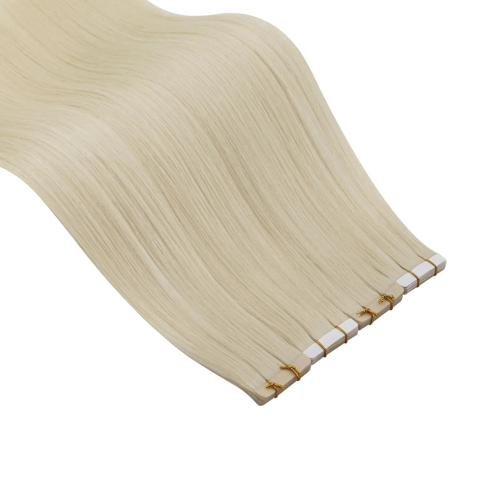 blonde human hair extensions virgin tape ins