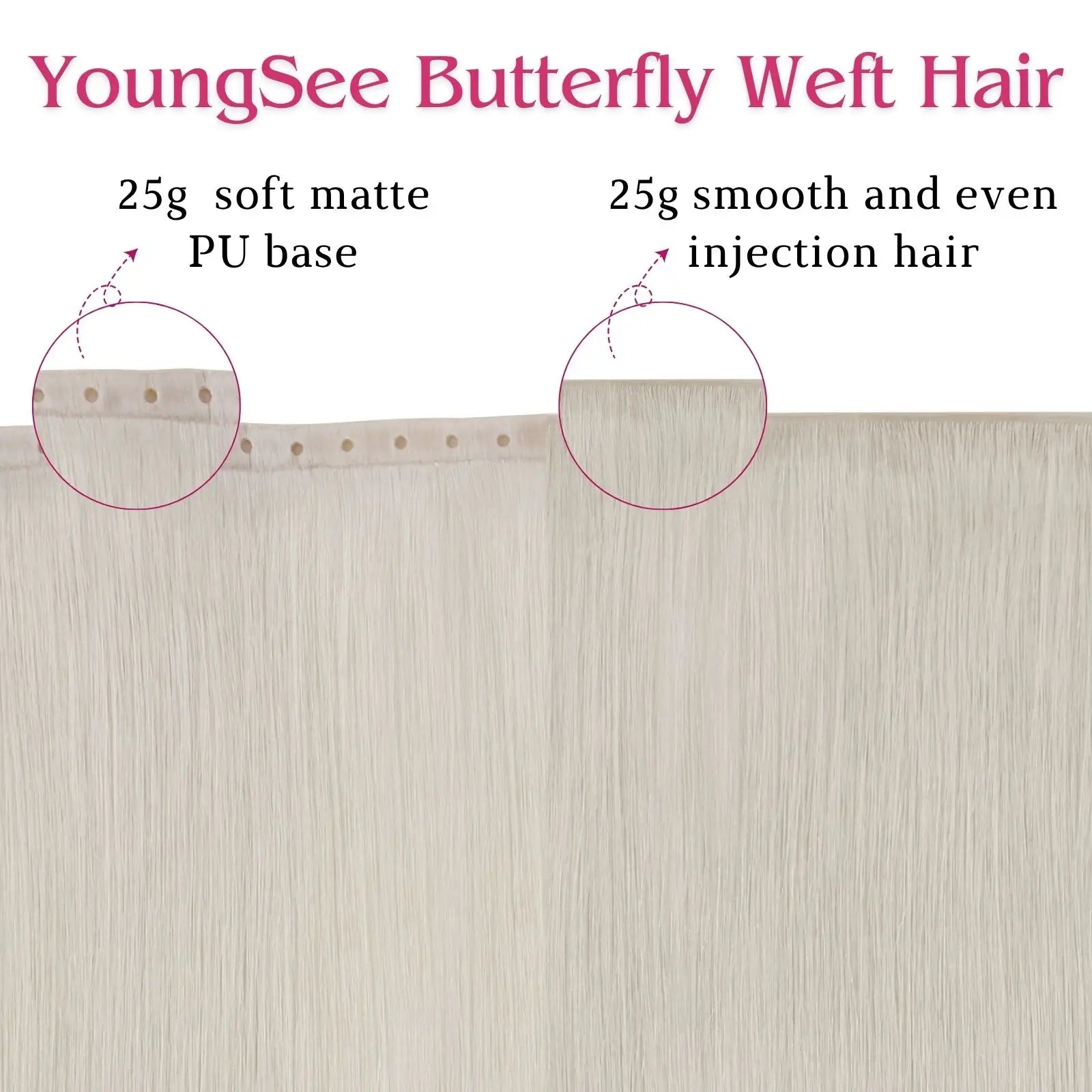 butterfly weft hair extensions,butterfly hair extensions,butterfly weft,youngsee hair extensions