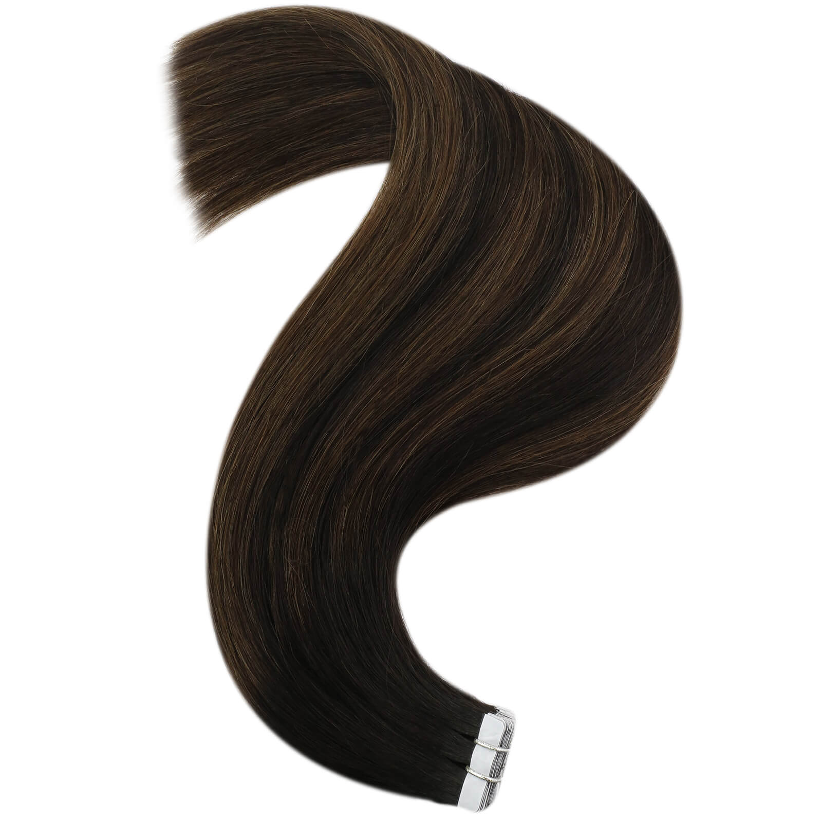 brown tape in hair extensions