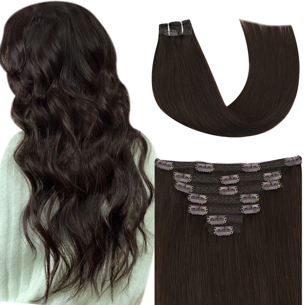 real clip in human hair extensions