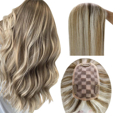 Topper Hair  Highlight Brown with blonde