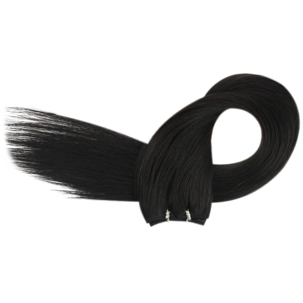 black hair weave human hair extensions