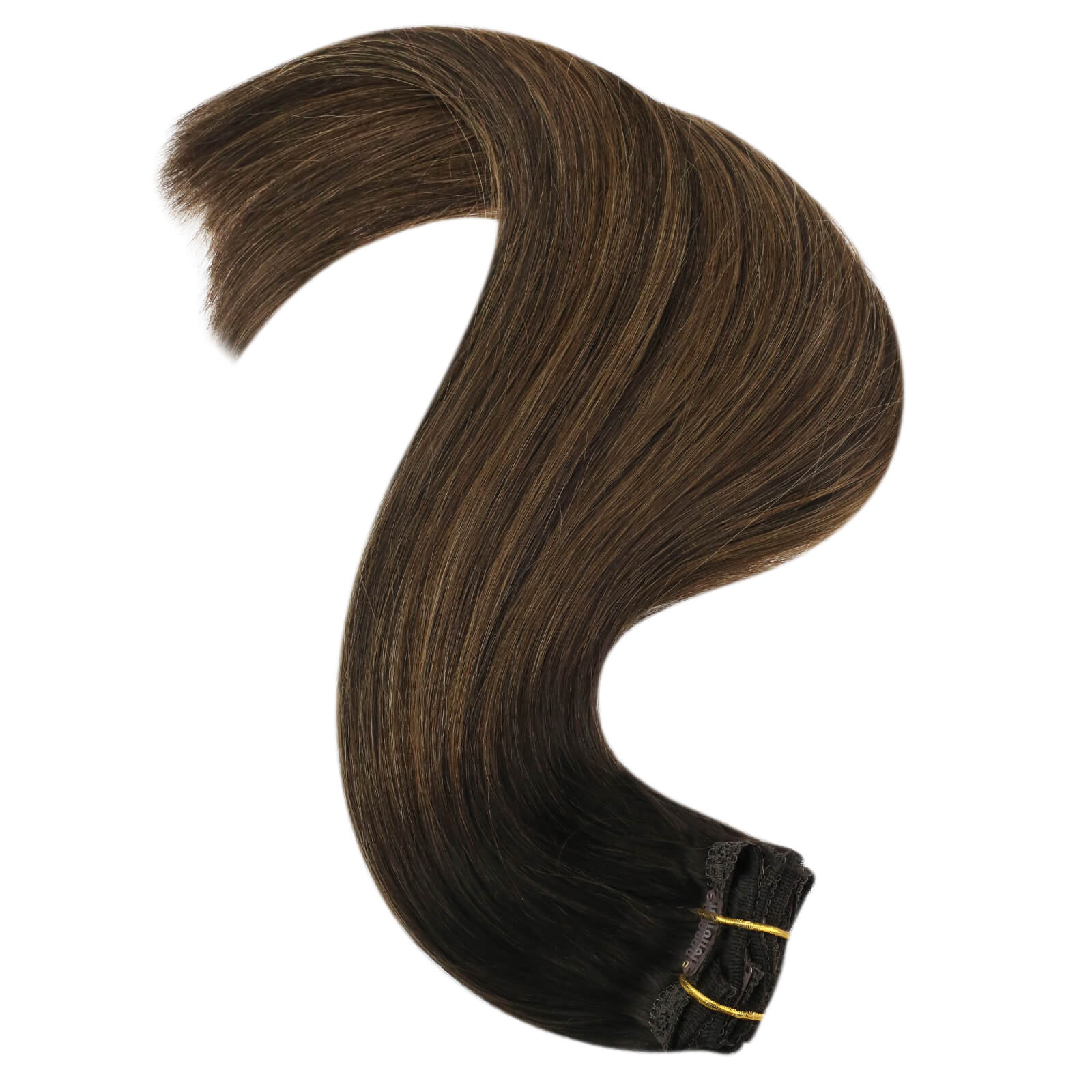clip in human hair extensions full head double weft