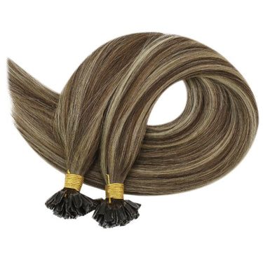 u tip fusion natural curly hair extensions