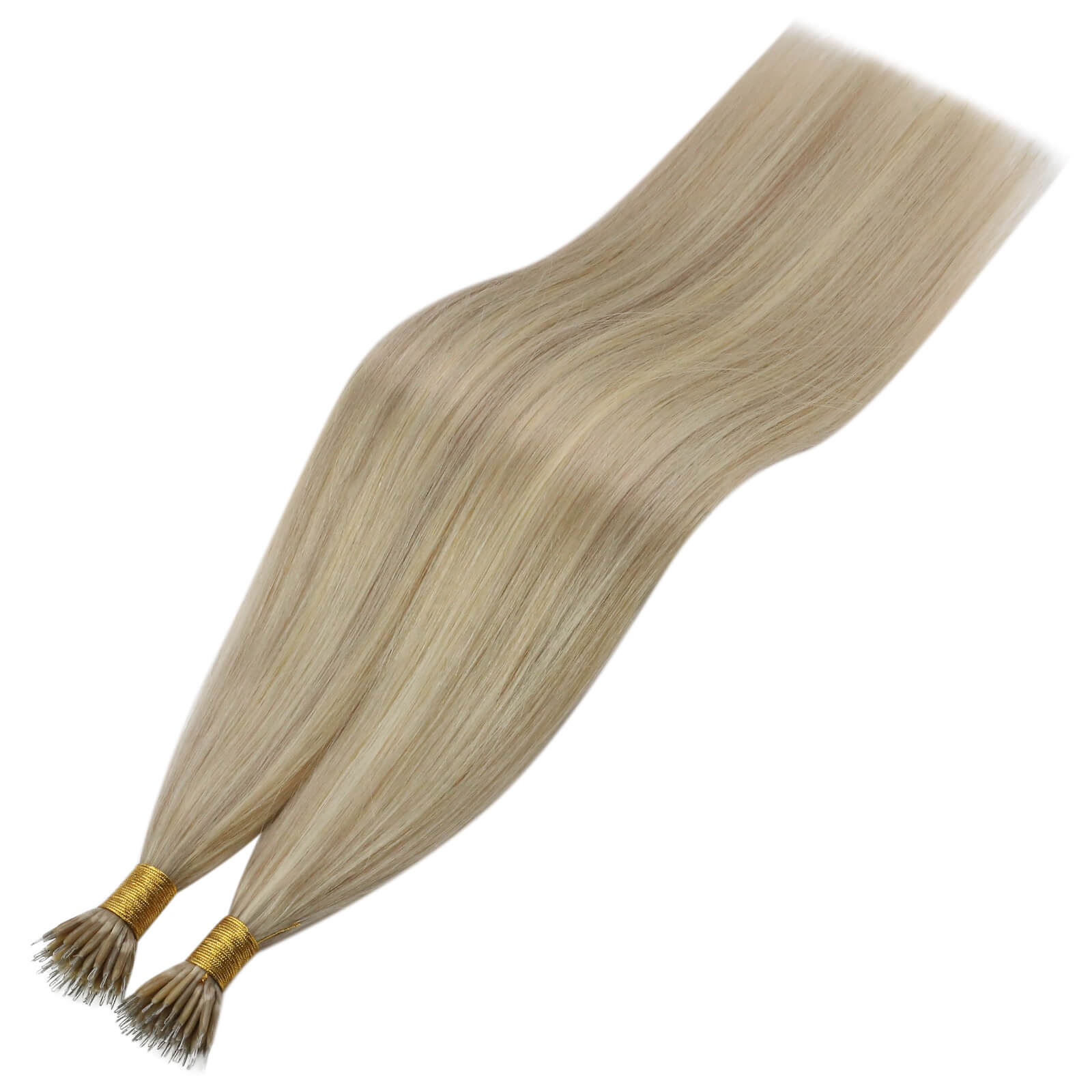 nano ring human hair extensions highlight blonde