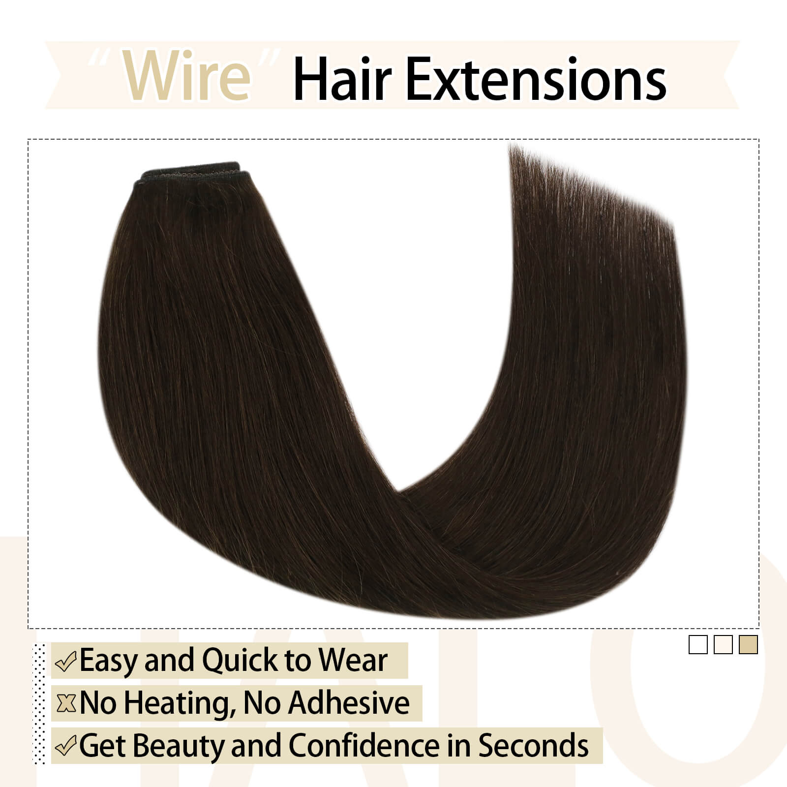 invisible fish wire hair extensions